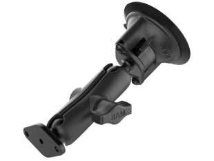 RAM Twist-Lock Suction Cup Double Ball Mount (RAM-B-166U)