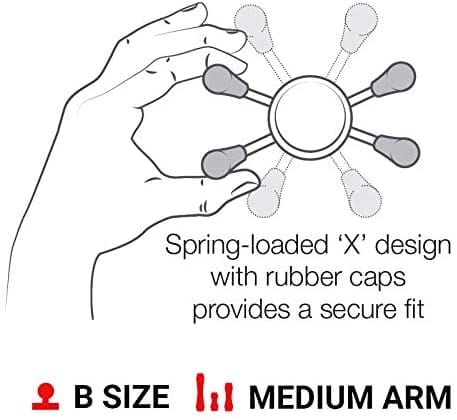 Best Ram Mount Twist universal X-GRIP suction closure mount Cell Phone Holder, Black (1Set) - Image 3