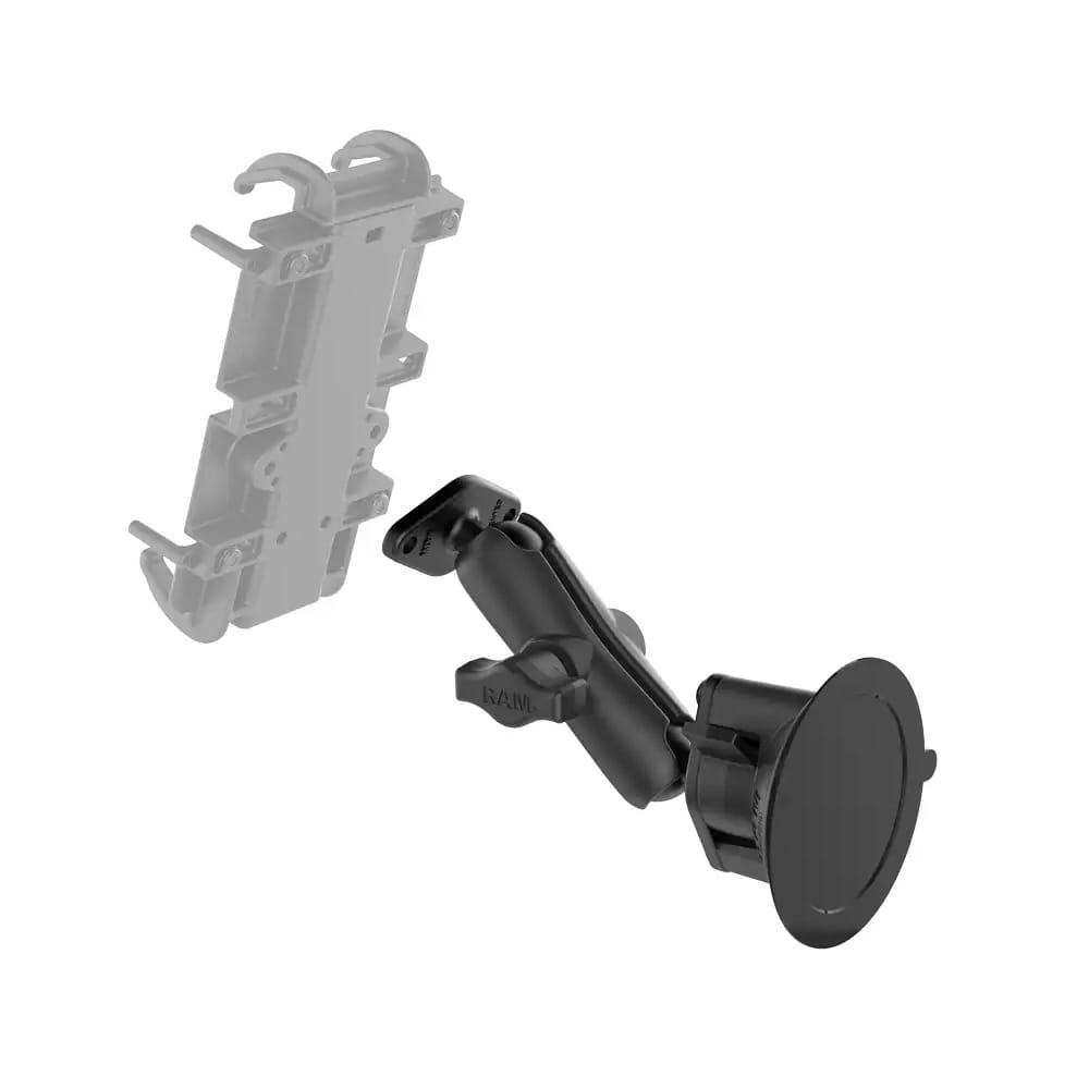 RAM Twist-Lock Suction Cup Double Ball Mount (RAM-B-166U) - Image 3