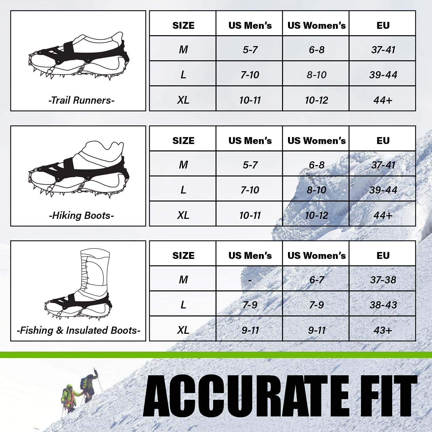 BRUTFORCE 10 Teeth Snow Crampons (Universal Size) - Image 7