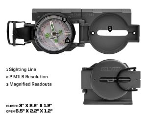 Compass Brunton F-9077 Lensatic Military-Style