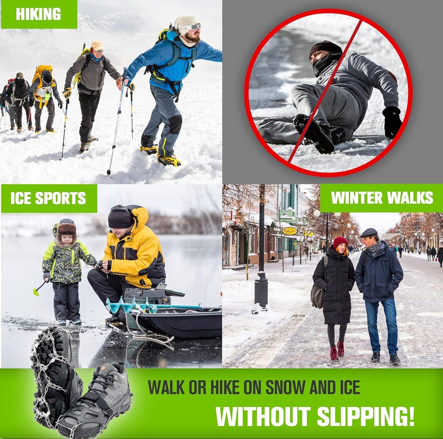 BRUTFORCE 10 Teeth Snow Crampons (Universal Size) - Image 6