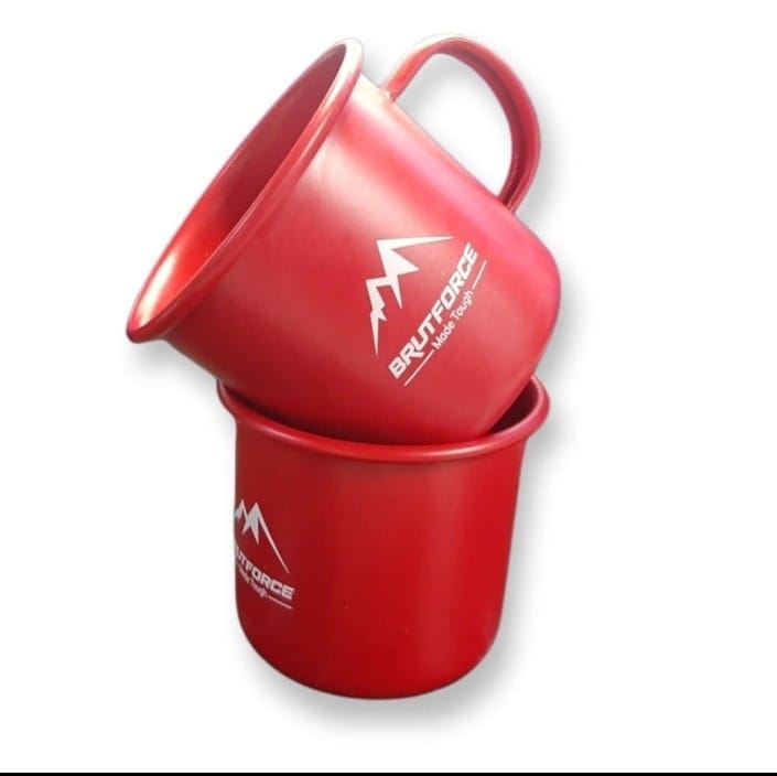 BRUTFORCE Enamel Camping Mug - Image 4