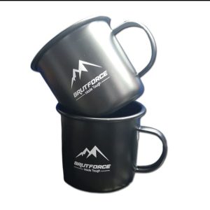 BRUTFORCE Enamel Camping Mug