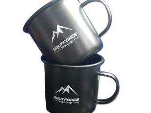 BRUTFORCE Enamel Camping Mug