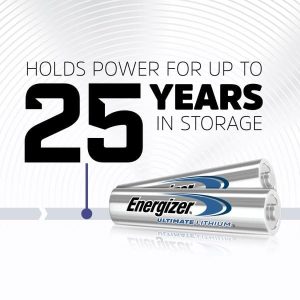 Energizer Ultimate Lithium AA Battery – Pack of 4