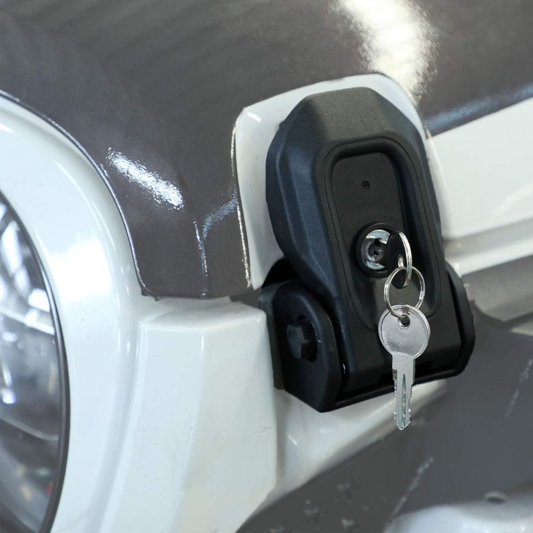 Hood Latches for Jeep Wrangler | Anti-Theft Hood Lock Catch Latches Accessories - Image 3