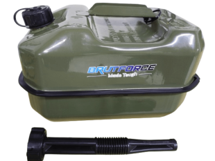 BRUTFORCE Metallic 10L Jerry Can with Spout