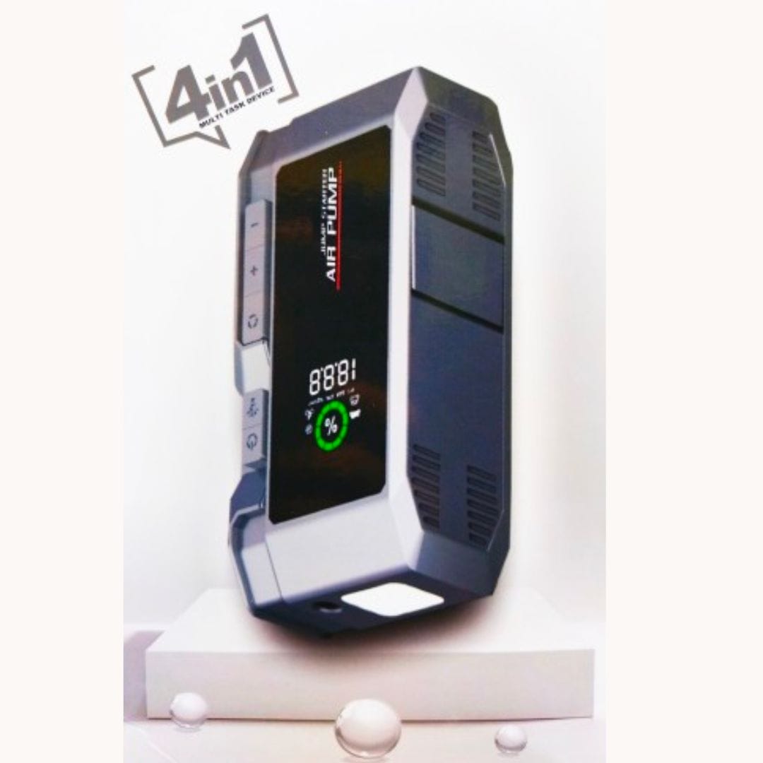 Heavy duty Jump Starter 4 in 1 Multi Task Device with Tyre Inflator | Power Bank and flash light - Image 4