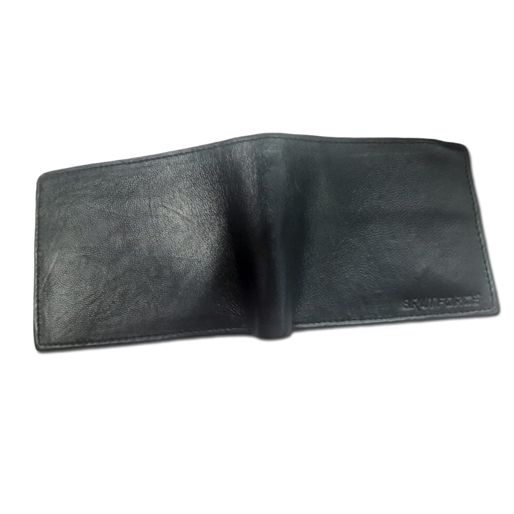BRUTFORCE Black Leather Wallet for Men|3 Card Slots| 1 Coin Pocket|2 Hidden Compartment|2 Currency Slots with Easy Access Card Container (BFW006) - Image 6