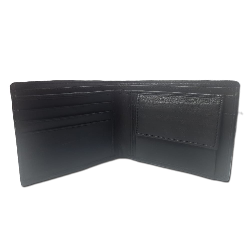 BRUTFORCE Black Leather Wallet for Men|3 Card Slots| 1 Coin Pocket|2 Hidden Compartment|2 Currency Slots with Easy Access Card Container (BFW006) - Image 7