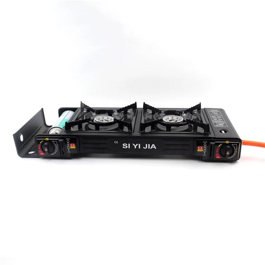 Outdoor Camping Gas Stove Double Burner SI YI JIA - Image 2