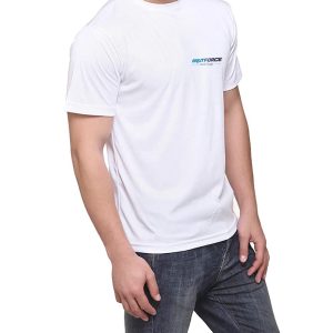 BRUTFORCE T-shirt White Unisex Round Neck Slim fit Polyster T-shirt