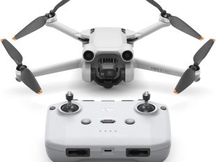 DJI Mini 3 Pro – Lightweight and Foldable Camera Drone with 4K/60fps Video, 48MP Photo, Ideal for Aerial Photography and Social Media