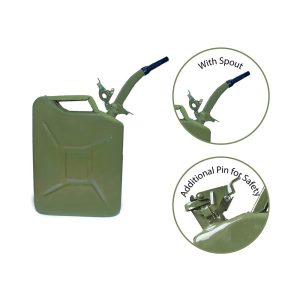 BRUTFORCE Metal Jerry Can 20 Liter with Spout