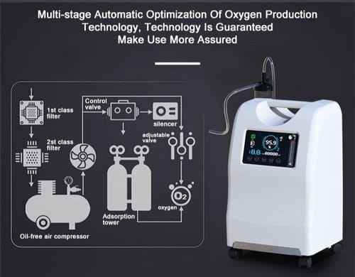 Olive Oxygen Concentrator Available in Two Sizes - Image 2