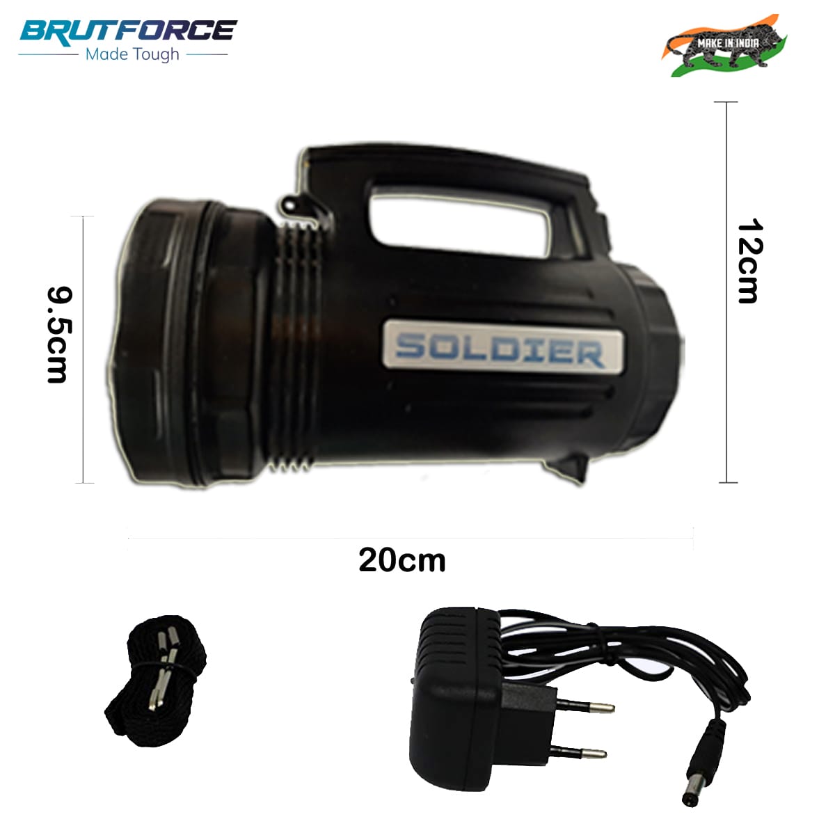 BRUTFORCE Soldier Searchlight 800 Mtr - Image 4