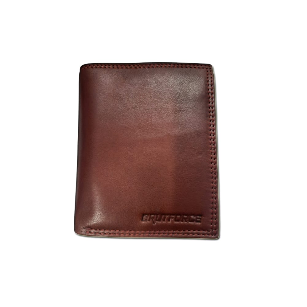 Brutforce Brown Men Wallet Stylish Genuine Leather Wallets for Men Latest Gents Purse with Card Holder Compartment (BFW001) - Image 2