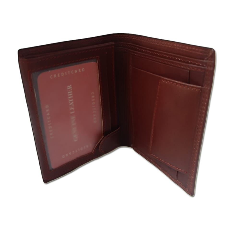 Brutforce Brown Men Wallet Stylish Genuine Leather Wallets for Men Latest Gents Purse with Card Holder Compartment (BFW001) - Image 3