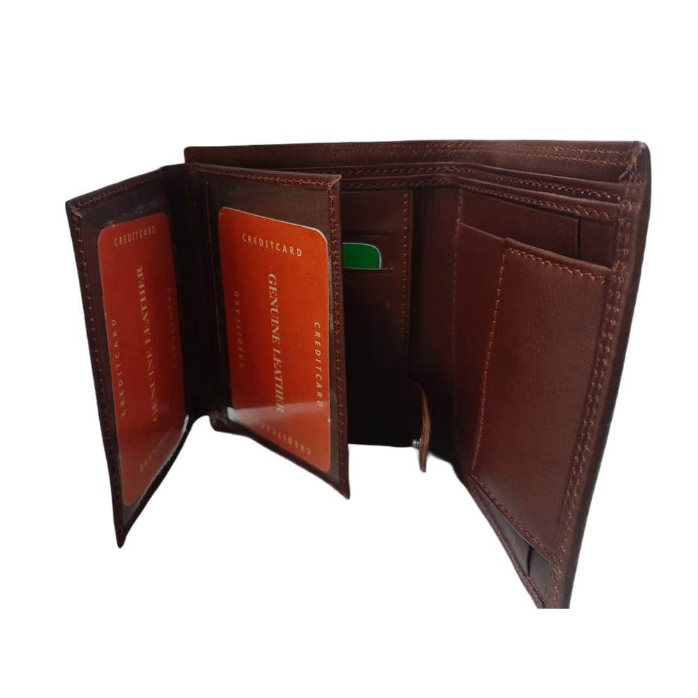Brutforce Brown Men Wallet Stylish Genuine Leather Wallets for Men Latest Gents Purse with Card Holder Compartment (BFW001) - Image 4